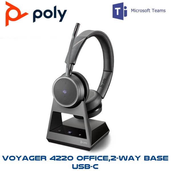 Ploy Voyager 4220 Office 2 Way Base Usb C Microsoft Teams Jeddah