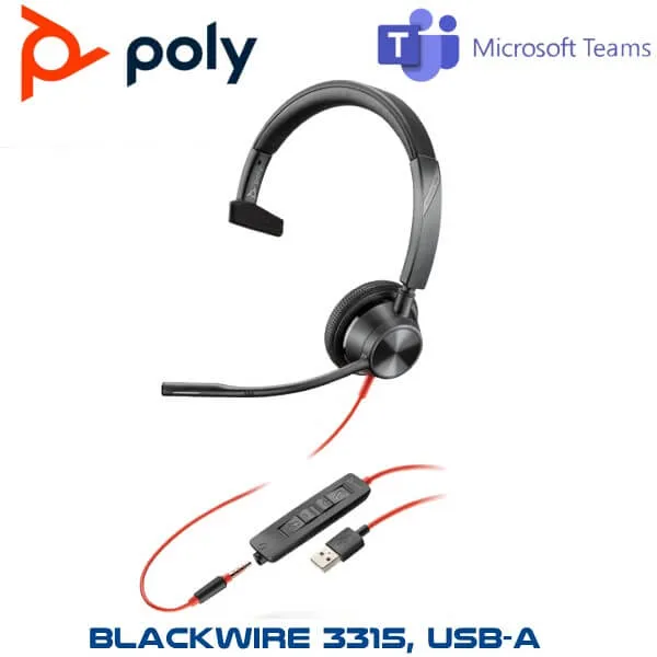 Ploy Blackwire 3315 Microsoft Usb A Jeddah