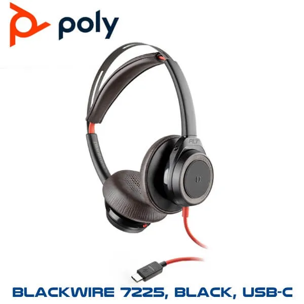 Ploy Blackwire 7225 Black Usb C Jeddah