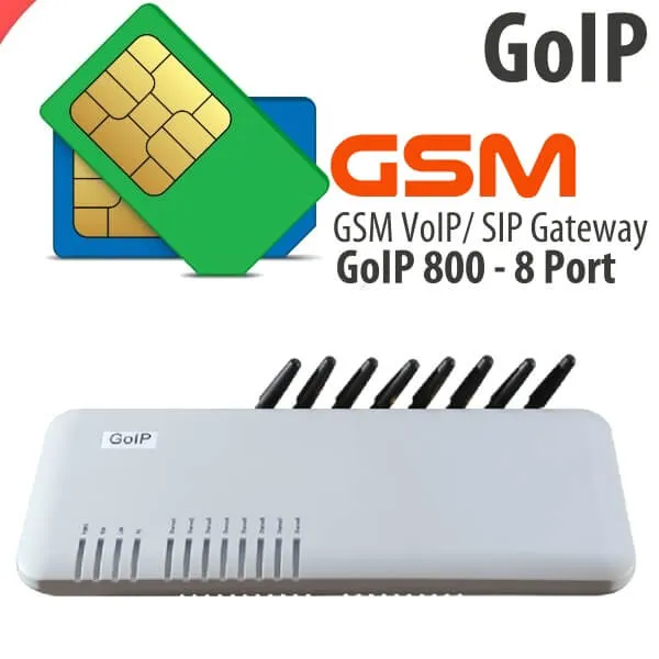 Goip800 Gsm 8 Port Gateway Jeddah