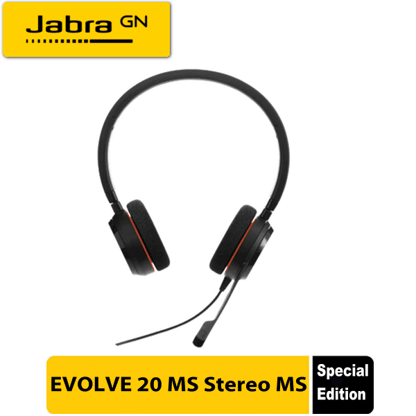 Jabra Evolve 20 Ms Stereo Ms Special Edition Jeddah