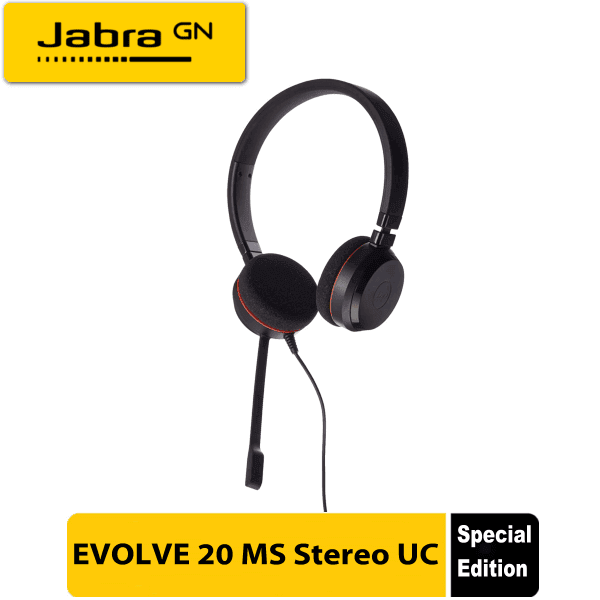 Jabra Evolve 20 Ms Stereo Uc Special Edition Jeddah